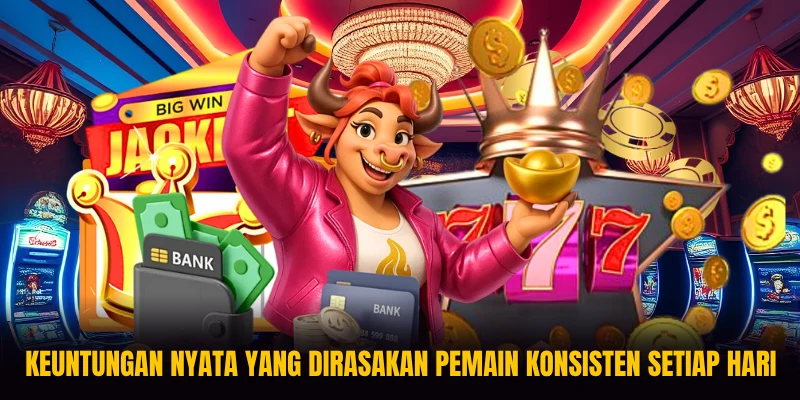 Keuntungan nyata yang dirasakan pemain konsisten setiap hari
