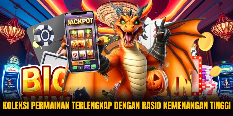 Koleksi permainan terlengkap dengan rasio kemenangan tinggi