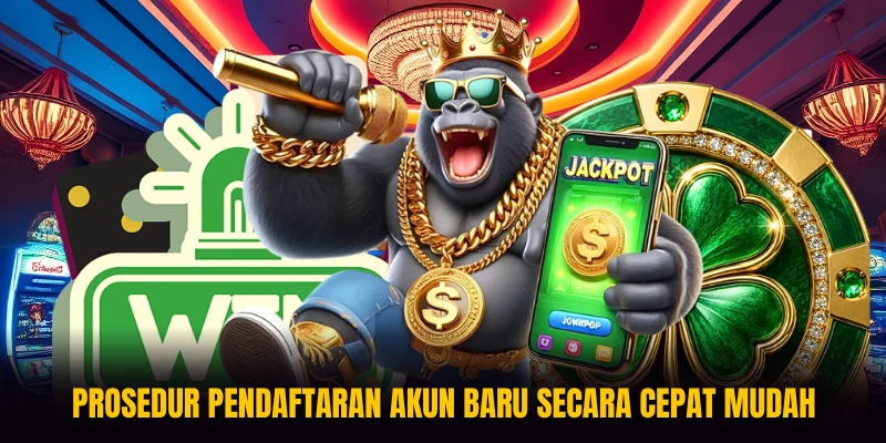 Prosedur pendaftaran akun baru secara cepat mudah