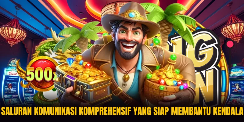 Saluran komunikasi komprehensif yang siap membantu kendala